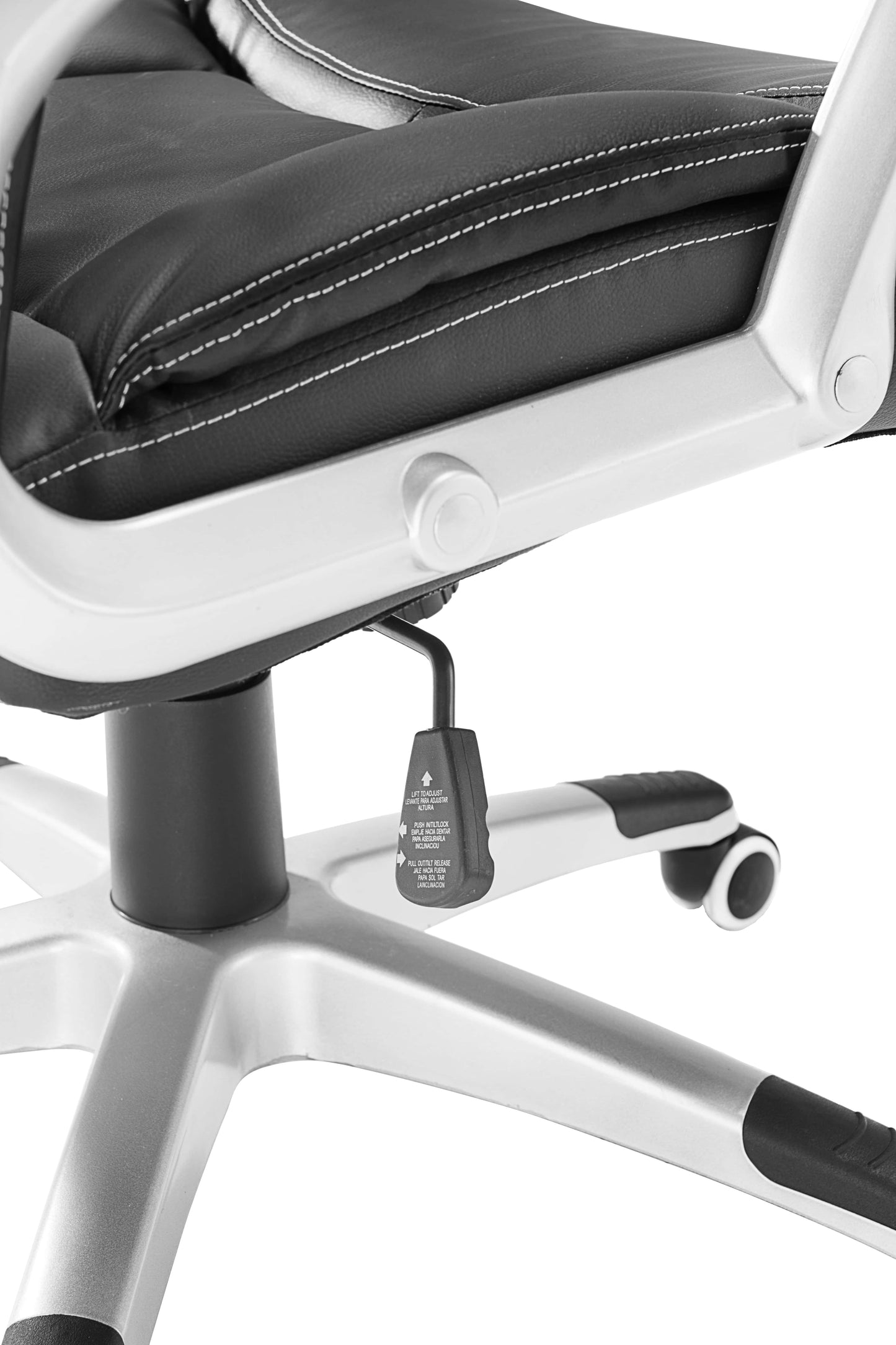 Chaise de bureau noire - 120 kg de capacité