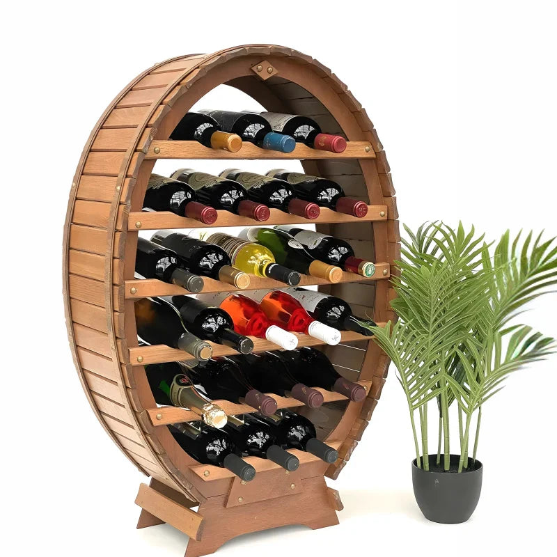 Casier à Vin en Bois -  24 Bouteilles