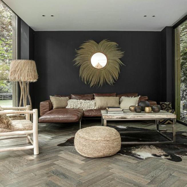 Pouf Bohème - Naturel En Raphia