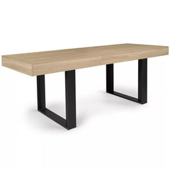 Table à Manger Extensible Rectangle - 6-10 Personnes