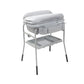 Baignoire et Change bebe sur pied Pliable 2 en 1