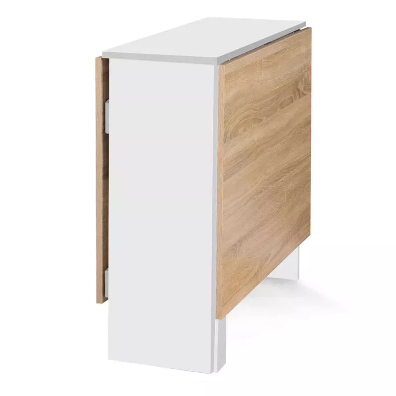 Table Console Pliable - Bois Blanc