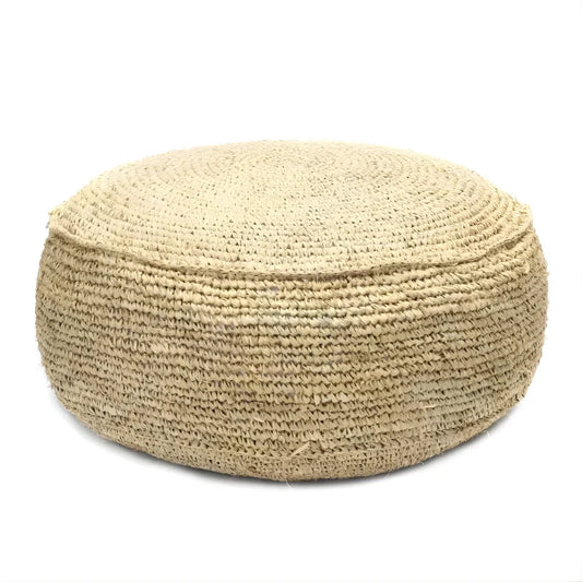Pouf Bohème - Naturel En Raphia