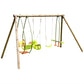 Portique en Bois 4 Jeux Balançoire