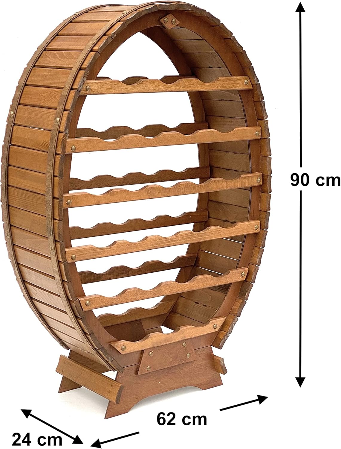 Casier à Vin en Bois -  24 Bouteilles