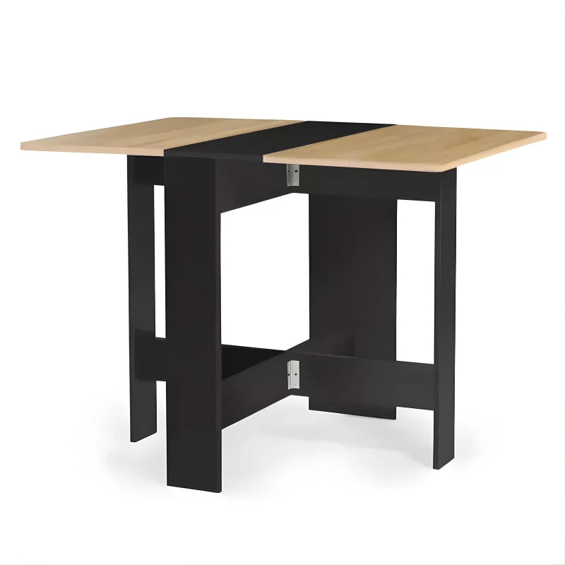 Table Console Pliable - Bois Noir