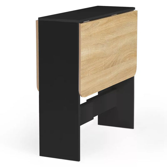 Table Console Pliable - Bois Noir